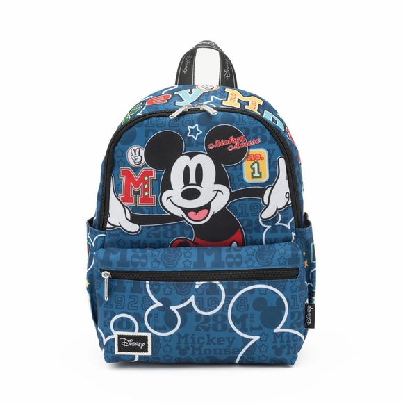 NEW WondaPop Disney Mickey Mouse Nylon Disneyland Adult Kid Mini Backpack - Picture 1 of 8